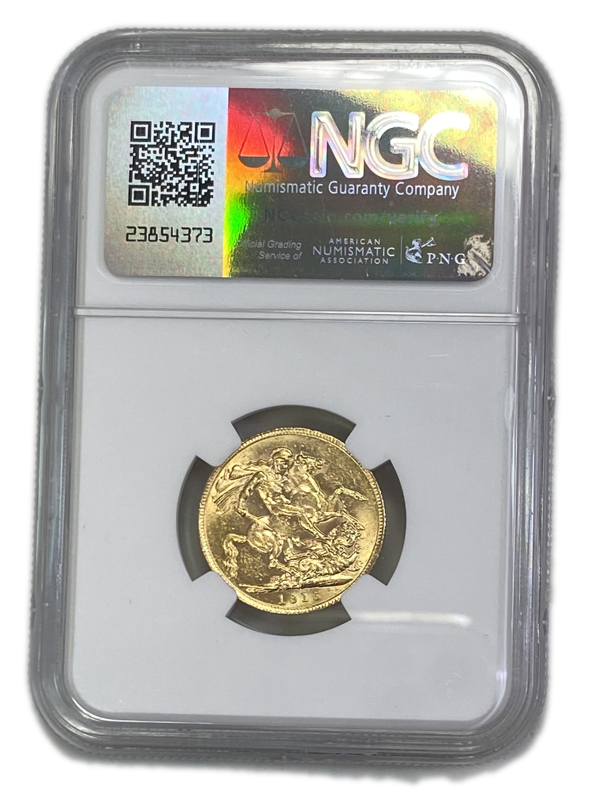 England (Great Britain) – Australia Perth – 1 Sovereign 1915 P – Edward VII – NGC AU 58 - Gold 917, 7.988g - 1 1