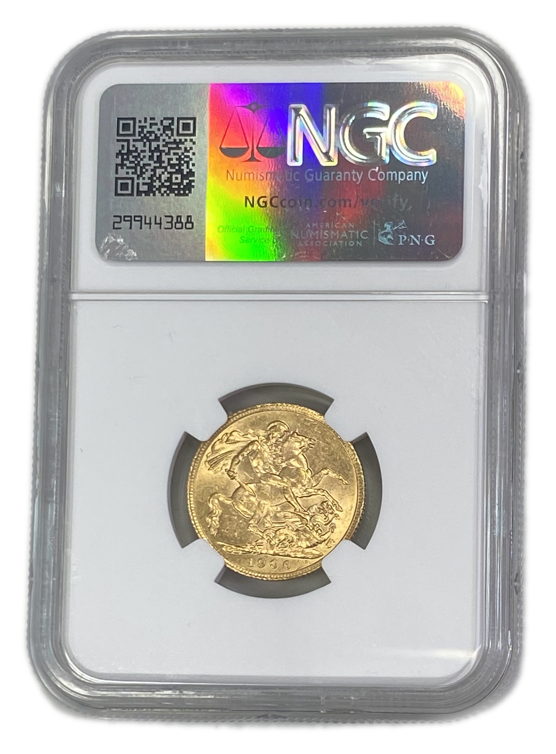 England (Great Britain) – 1 Sovereign 1906 – Edward VII – NGC AU 58 - Gold 917, 7.988g - 1 1