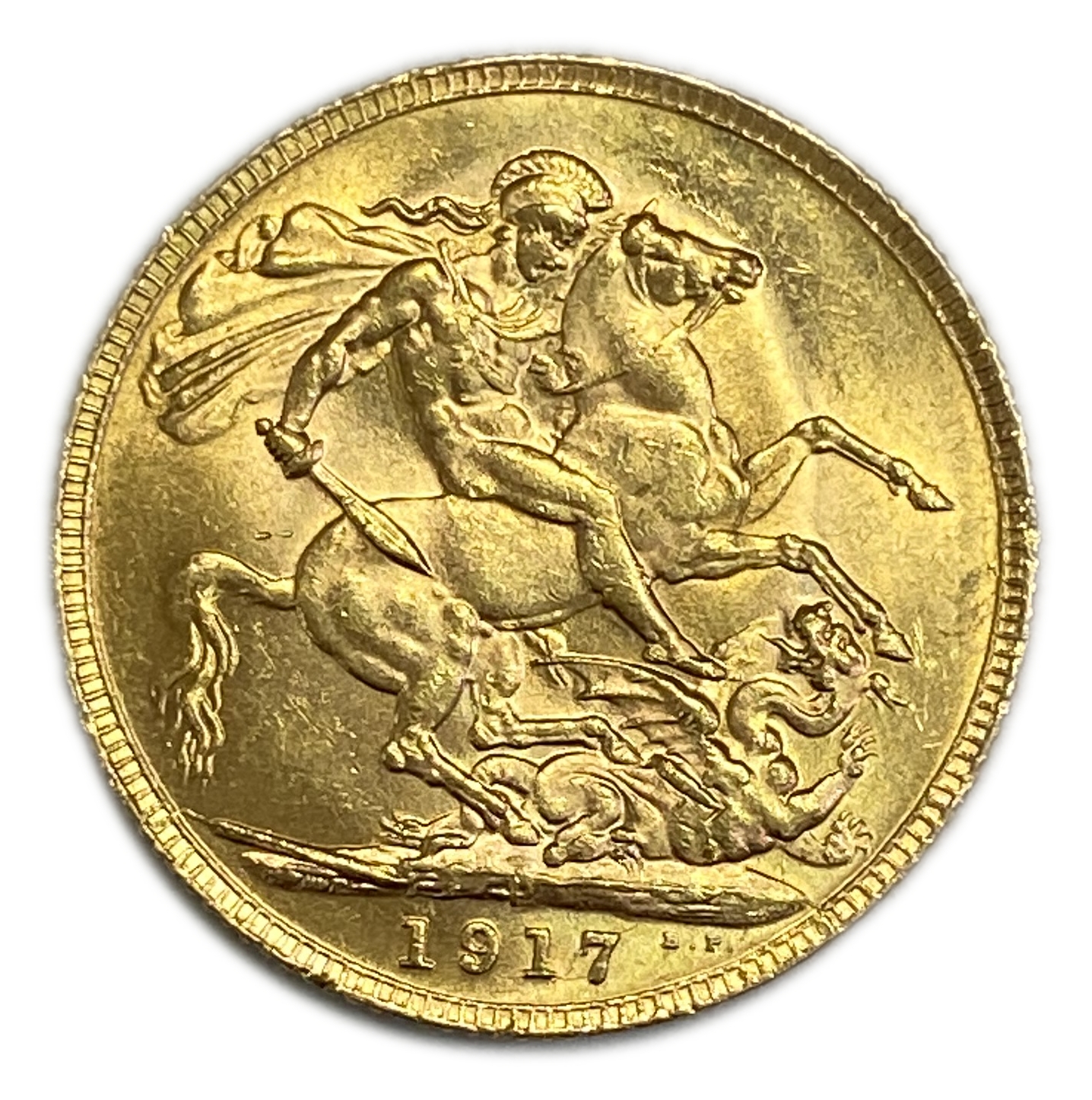 England (Great Britain) – Australia Perth – 1 Sovereign 1917 P – Edward VII – XF Condition - Gold 917, 7.988g - 1 0