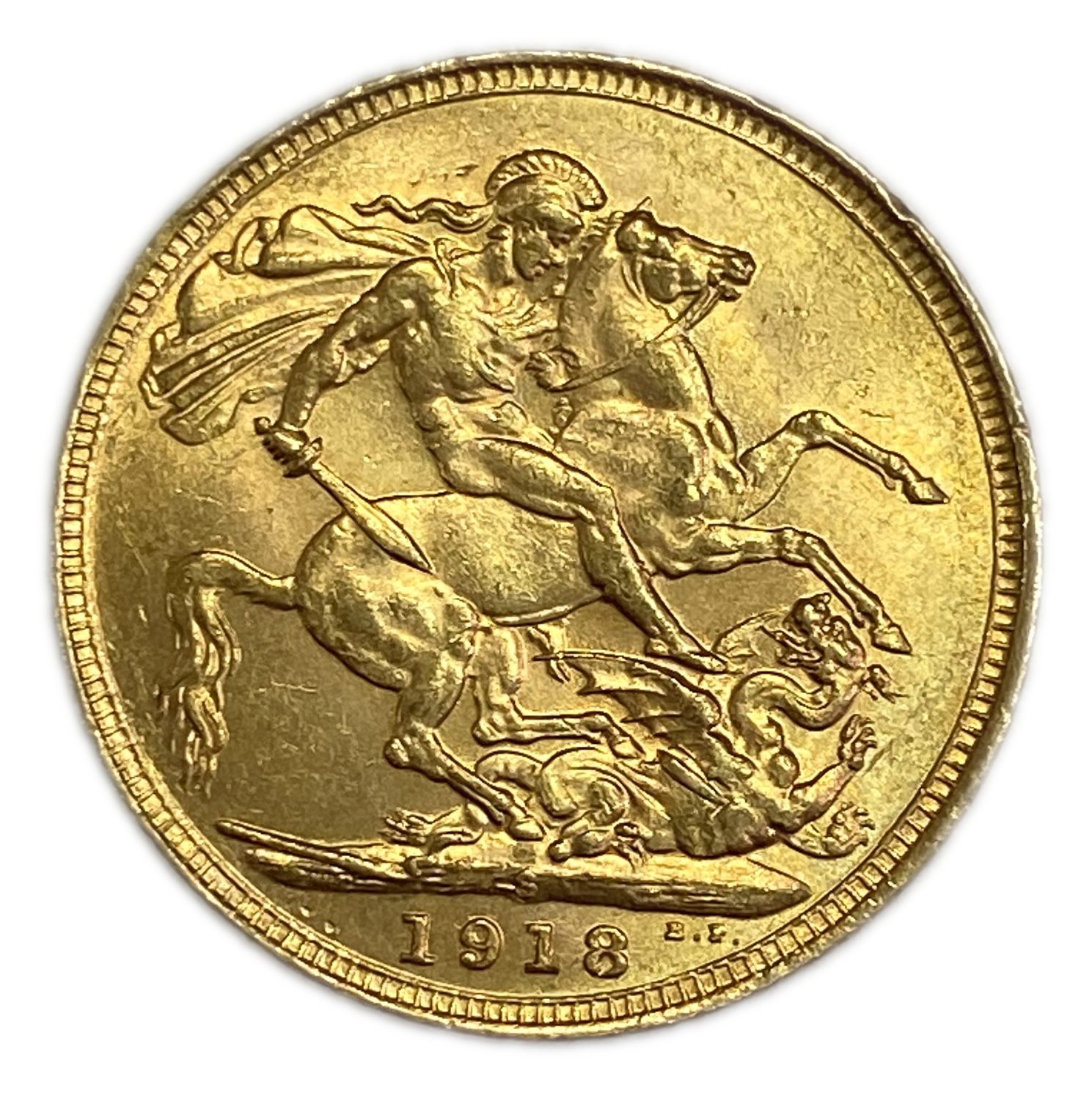 England (Great Britain) – Australia Sydney – 1 Sovereign 1918 S – Edward VII – XF Condition - Gold 917, 7.988g - 1 0