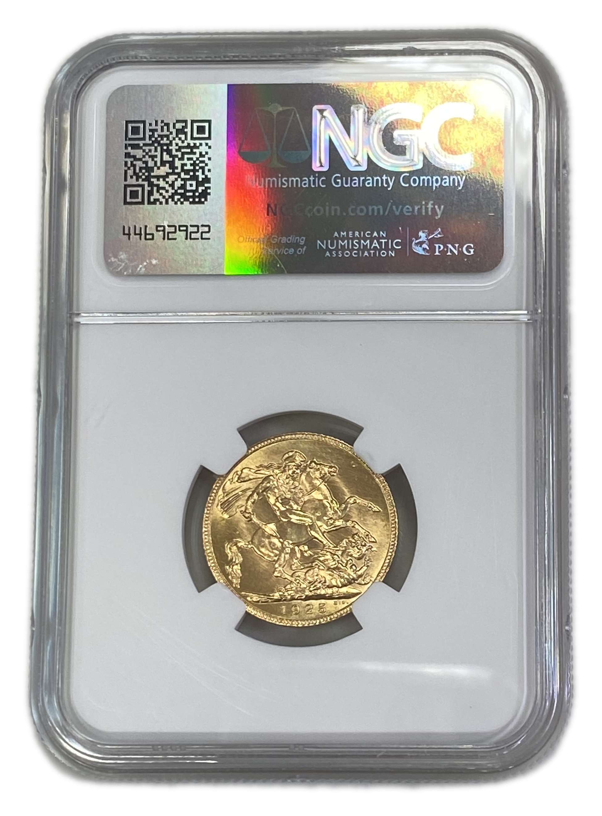 England (Great Britain) – 1 Sovereign 1925 – Edward VII – NGC UNC DETAILS - Gold 917, 7.988g
Only 10% fees ... - 1 1