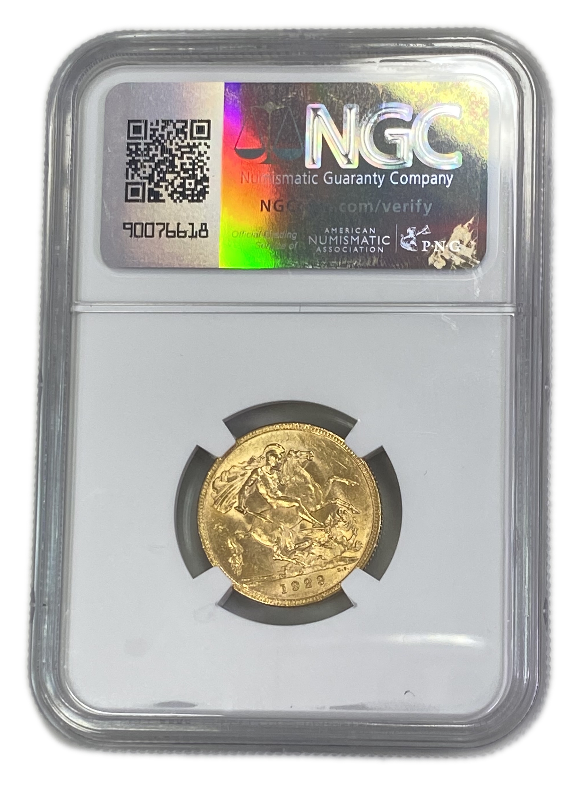 England (Great Britain) – Australia Perth – 1 Sovereign 1929 P – Edward VII – NGC MS 61 - Gold 917, 7.988g
... - 1 1