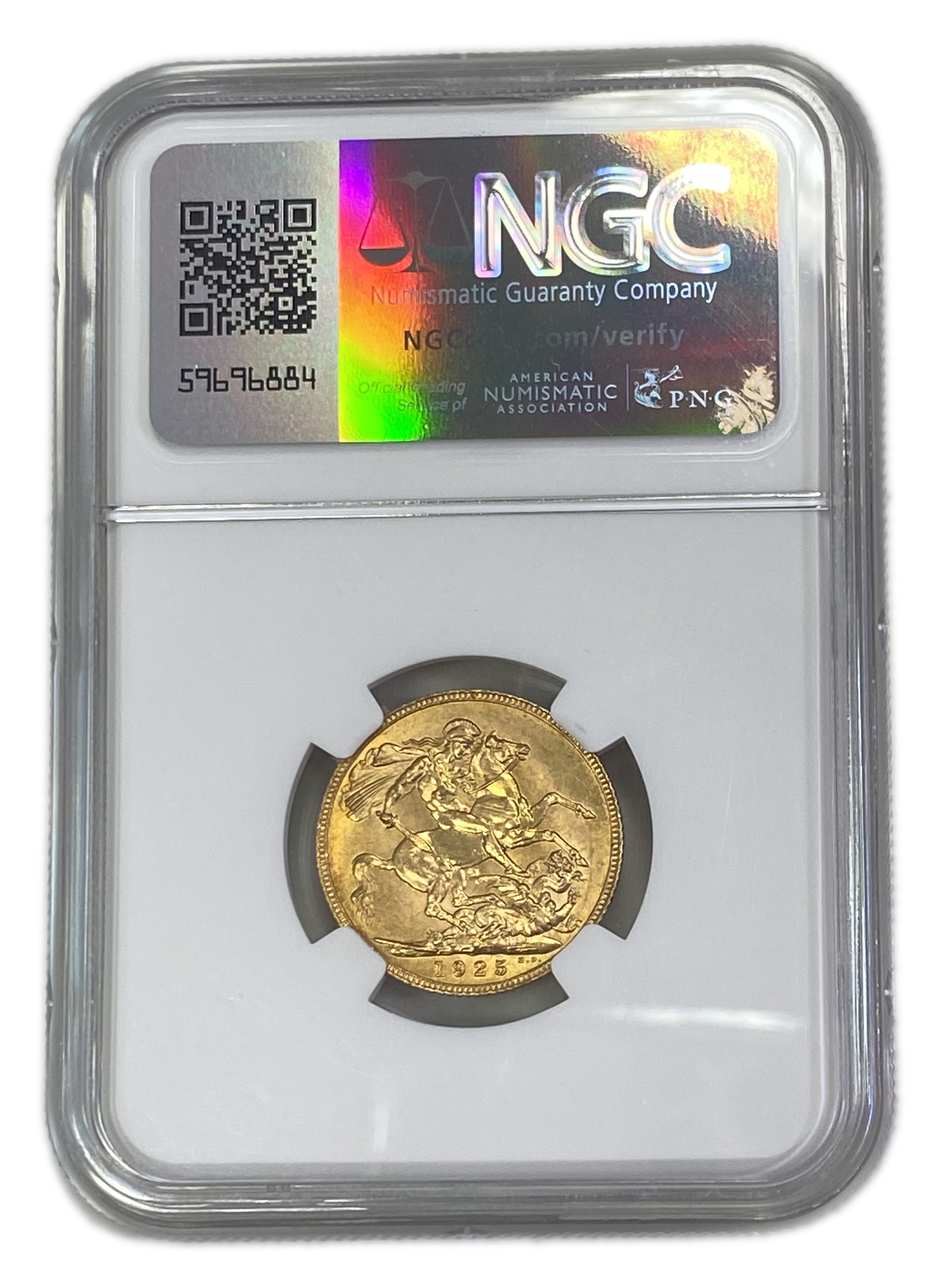 England (Great Britain) – 1 Sovereign 1925 – Edward VII – NGC UNC DETAILS - Gold 917, 7.988g
Only 10% fees ... - 1 1