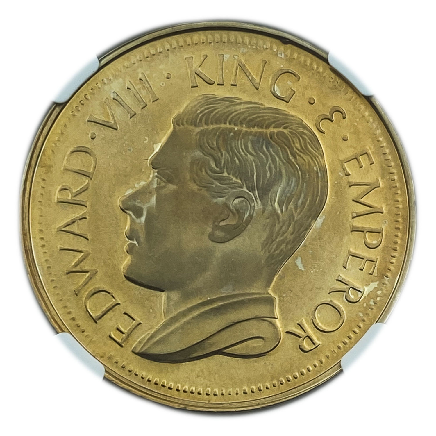 British Administration - EDWARD VIII Fantasy Coin - NGC PF 66 - 1 1