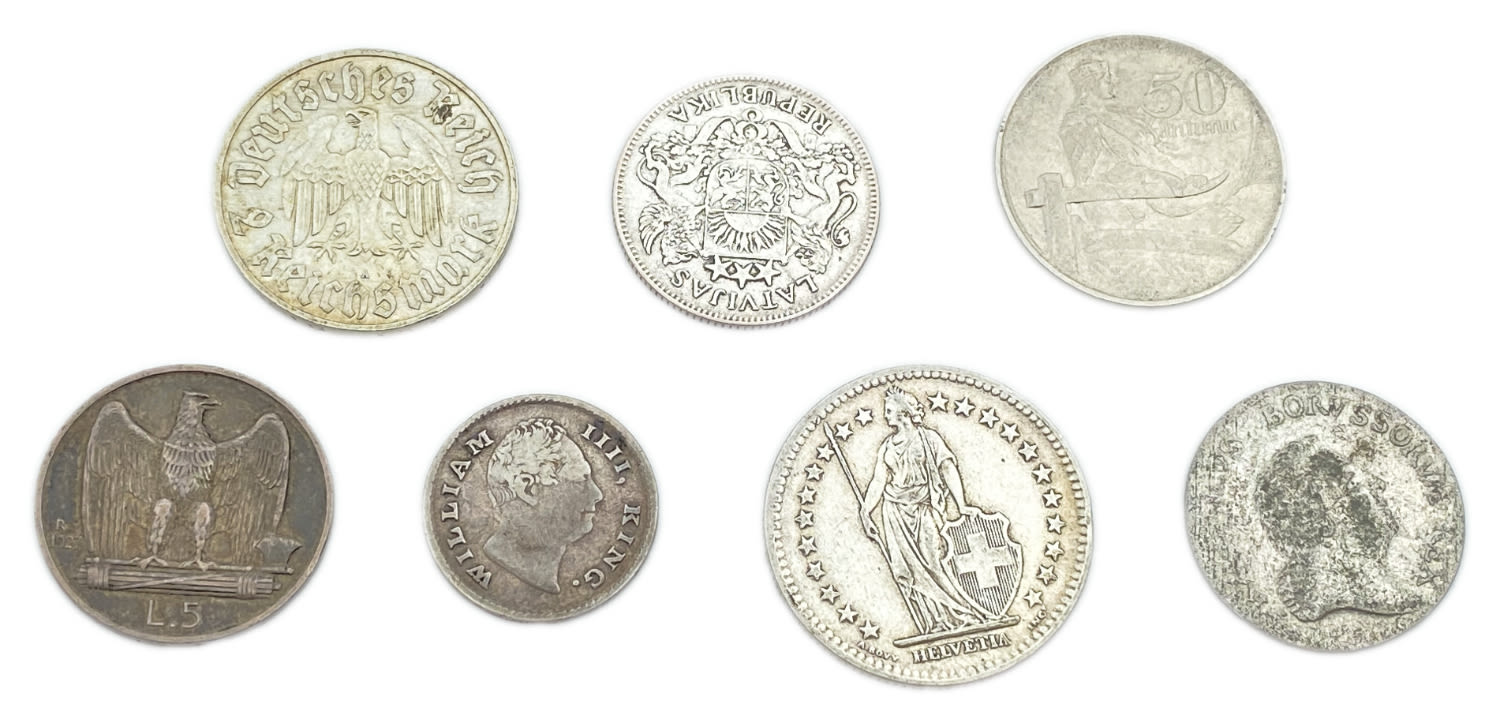 World - a collection of 7 silver coins from different countries in the world - different years and conditions - 1 1