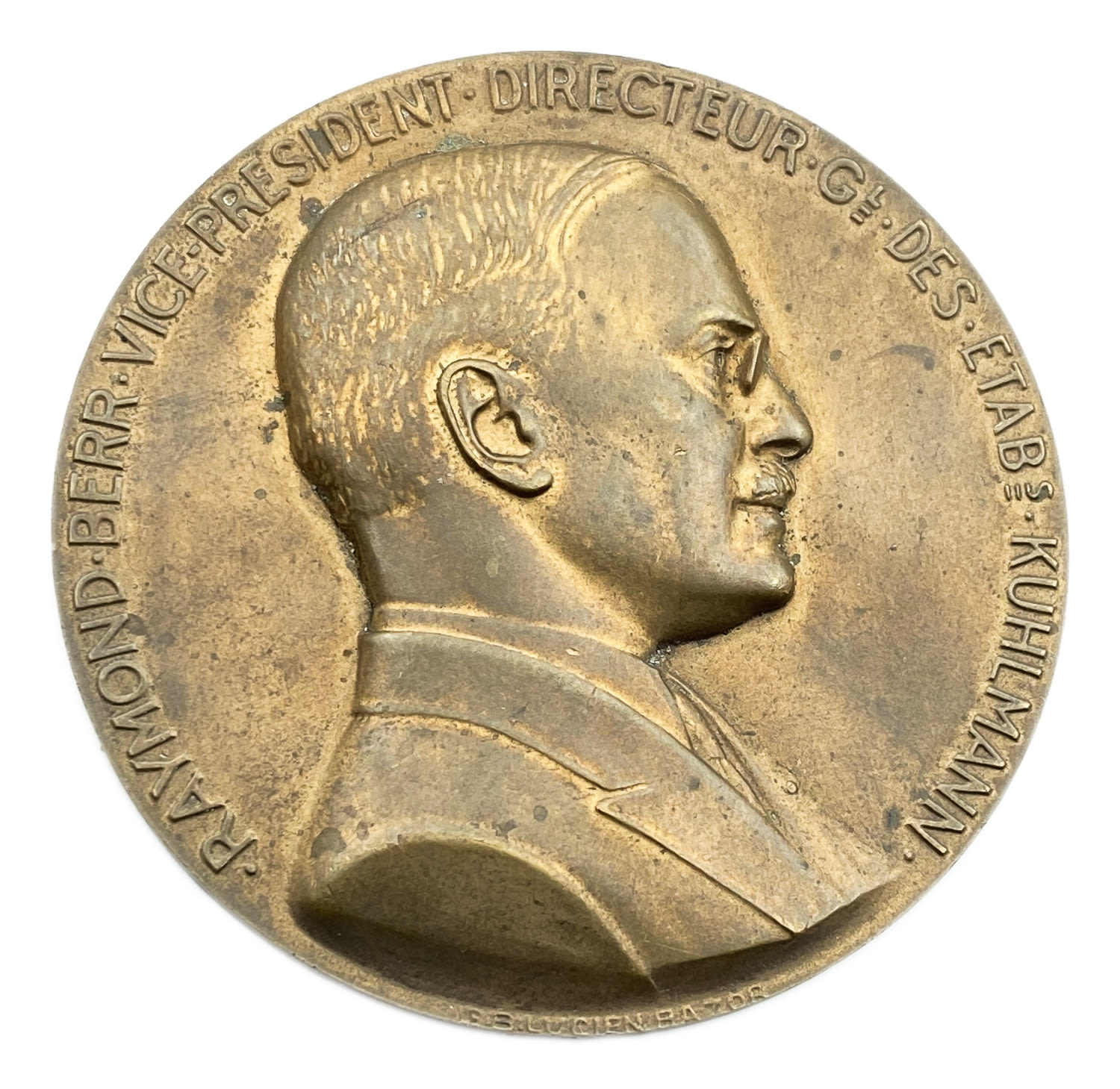 Judaica / Zionism - Medal in honor of Raymond Barr, a French Jew who was murdered in the Auschwitz extermination ... - 1 0