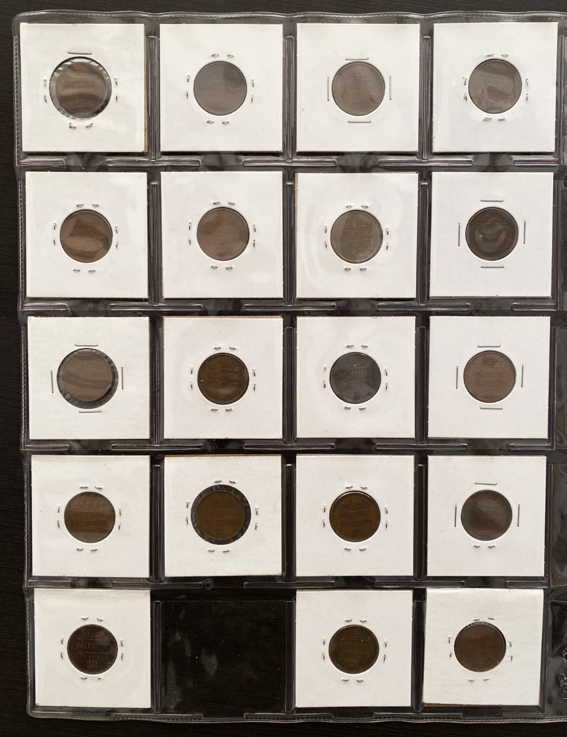 Palestine - Lot of 48 coins, 1 Mil - DIfferent conditions - F-VF - 1 1