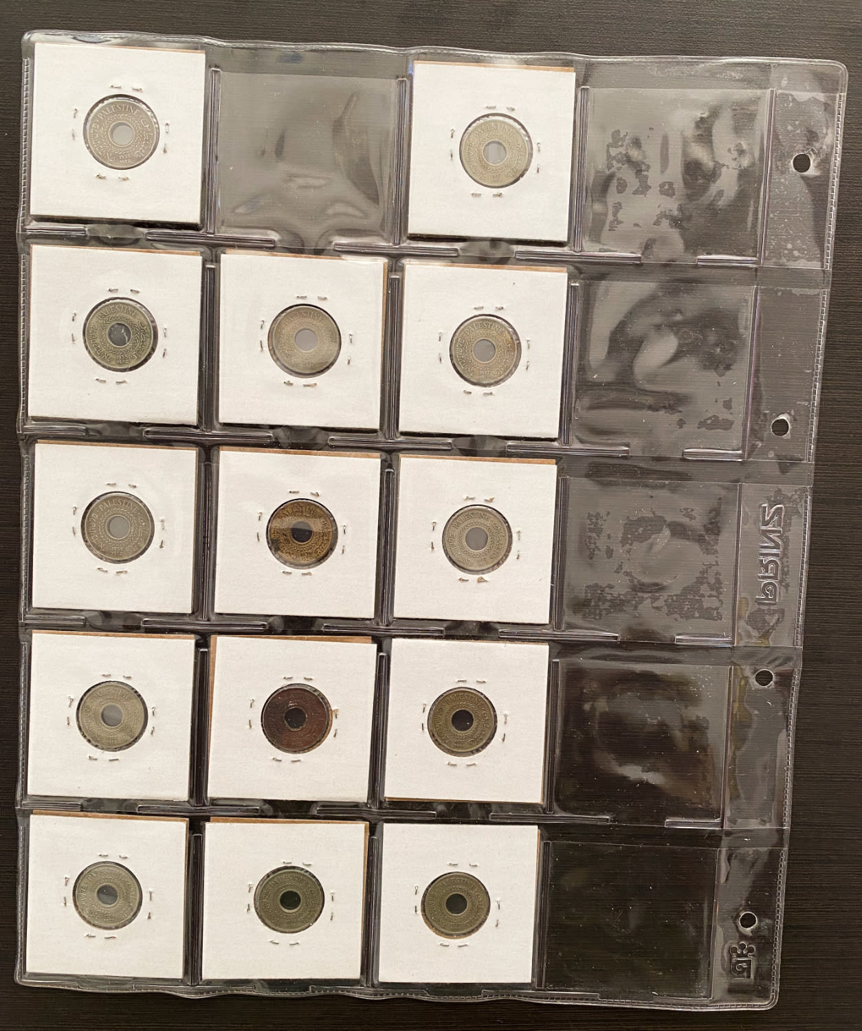 Palestine - Lot of 36 coins of 5 Mils - Different years - F-VF - 1 1