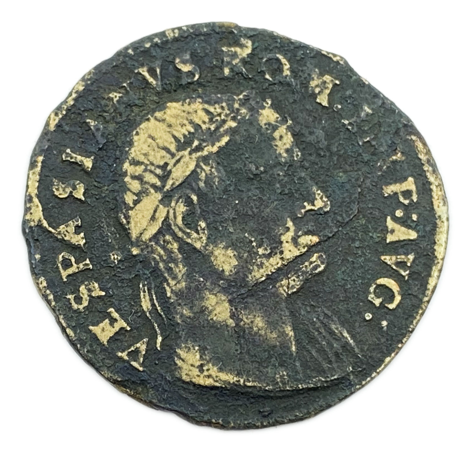 Judaica / Zionism - Occupied Judea Token, Germany 1600-1700 AD approx. On the obverse, the emperor Vespasian and on ... - 1 1