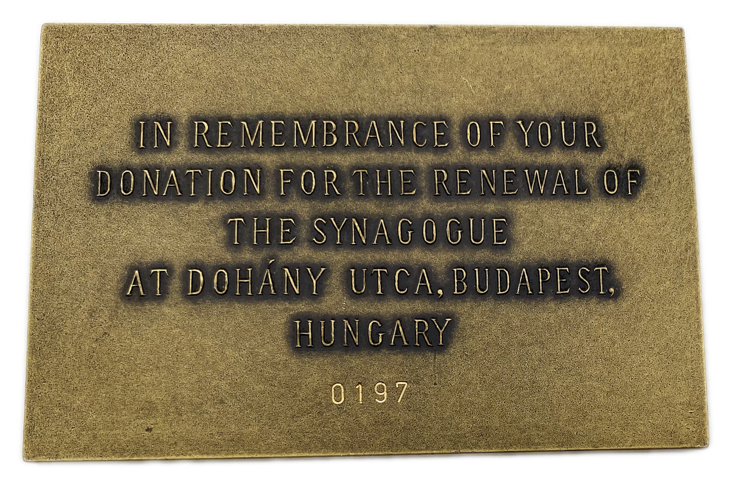 Judaica / Zionism - a large and impressive medal given to a donor who contributed to the renewal of the Great ... - 1 1
