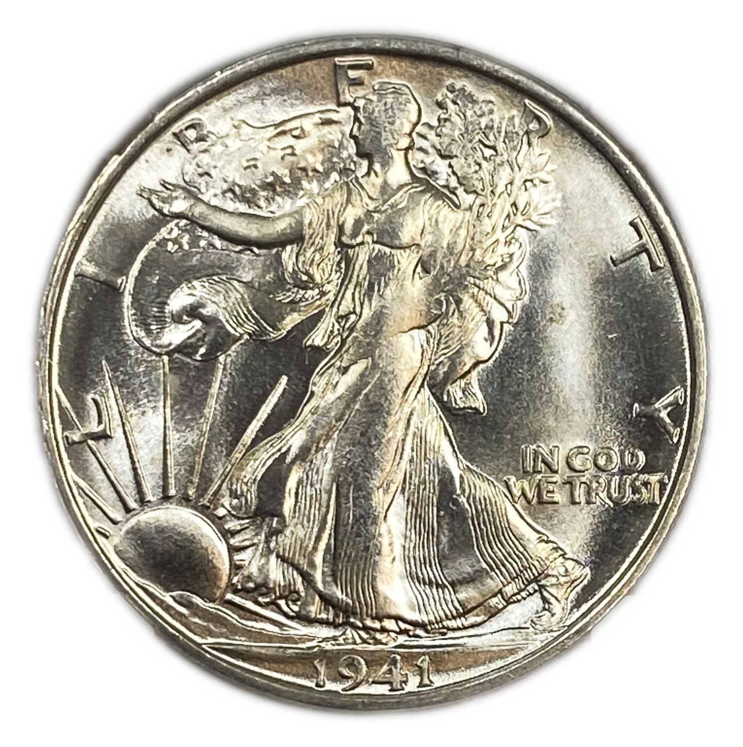 USA - ½ Dollar 1941 S - "Walking Liberty Half Dollar" - NGC MS 63 - 1 0