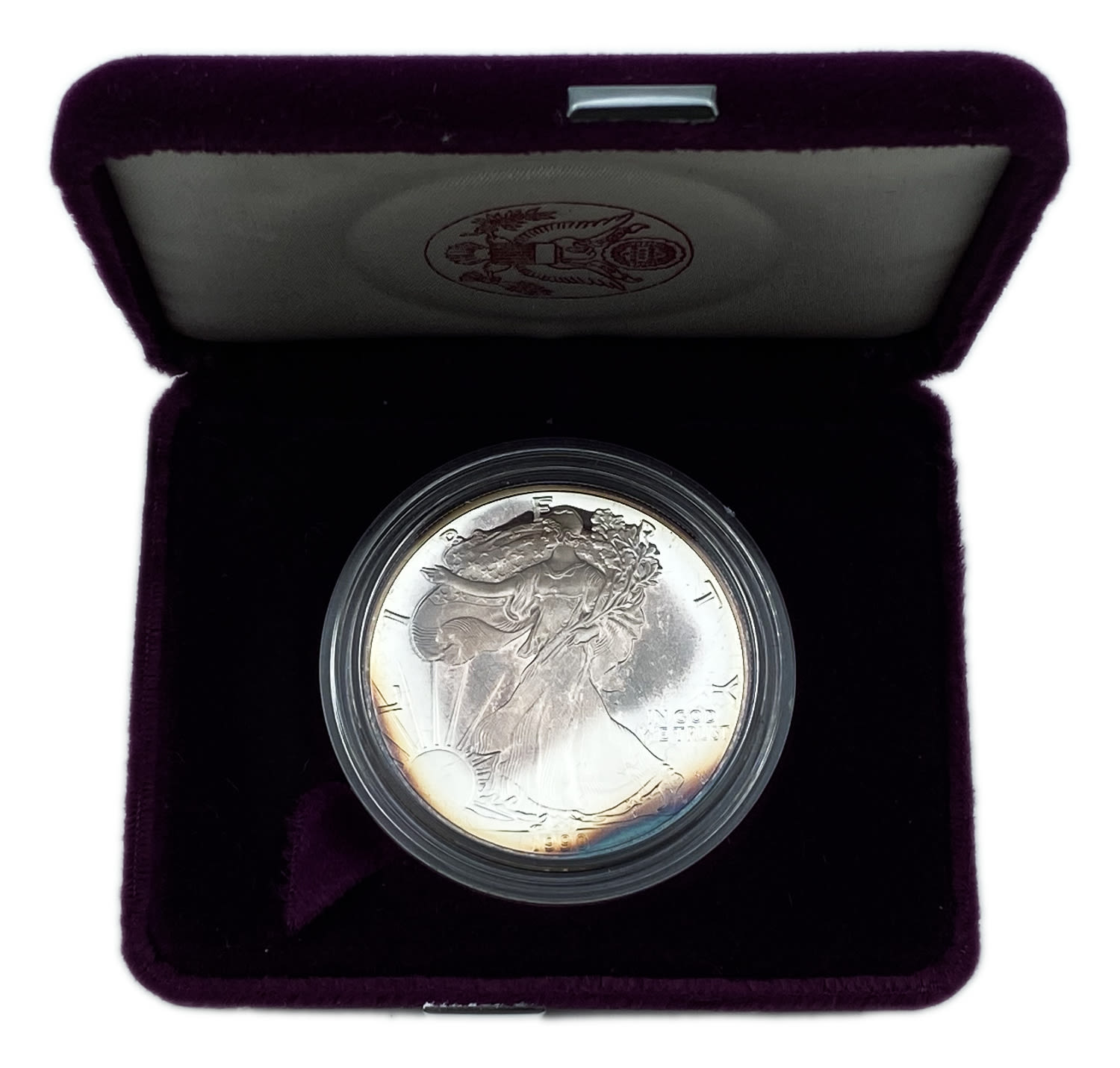 USA - 1 Dollar 1990 - "Walking Librety - Silver Eagle" - UNC - 1 0