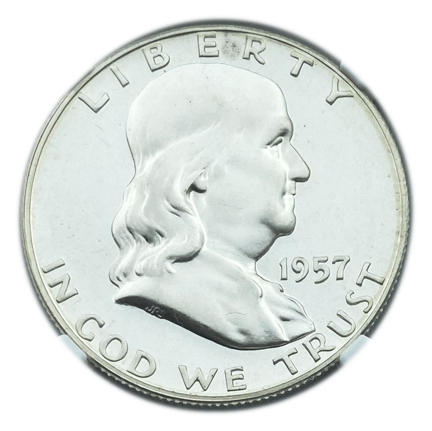 USA - 1/2 Dollar 1957 - "Franklin Half Dollar" - NGC PF 67 - 1 0