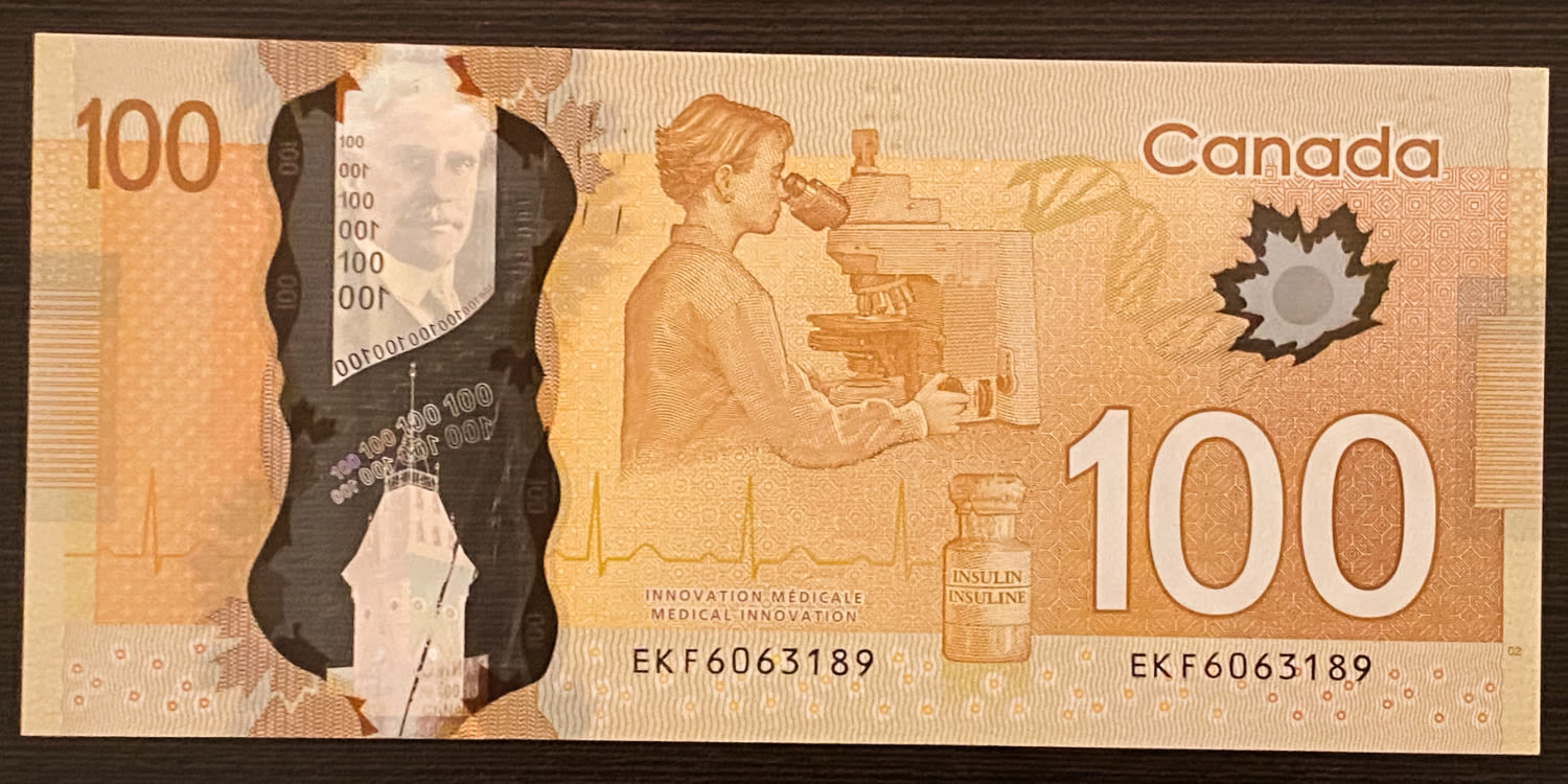 Canada - 100 Dollars 2011 - AU - 1 1