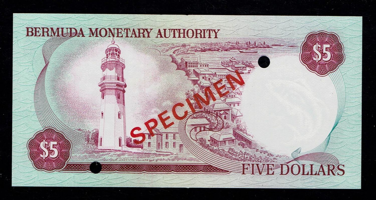 Bermuda - 5 dollars 1978 - Elizabeth II - SPECIMEN - 1 1