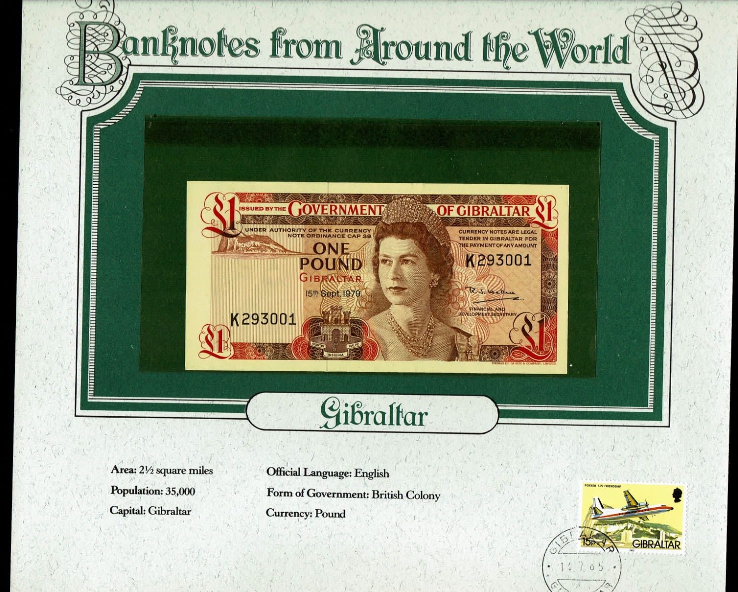 Gibraltar - 1 pound 1979 - Elizabeth II - UNC - 1 0