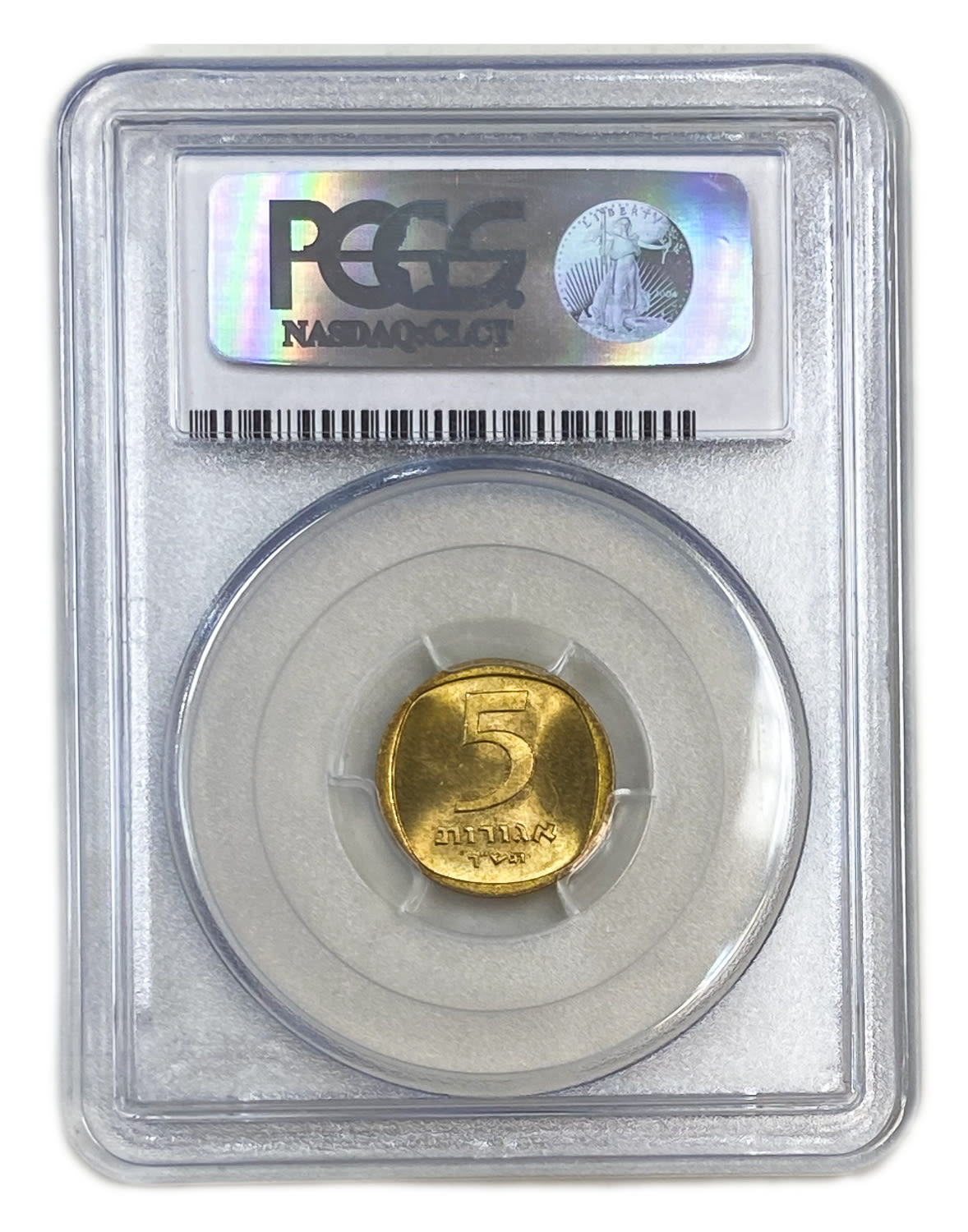 Israel - 5 Agorot 1960 - PCGS MS 66 - 1 3