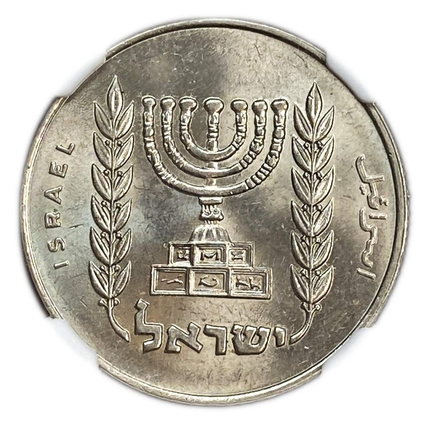 Israel - 1/2 Lira 1963 - NGC MS 63 - "Small Animals" - 1 1
