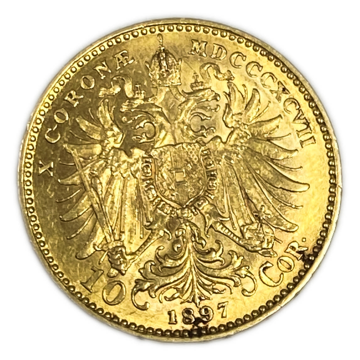 Austria - 10 Krona 1897 - Franz Joseph I - Gold 900, 3.38g, 19mm
Only 10% fees + VAT on this ...