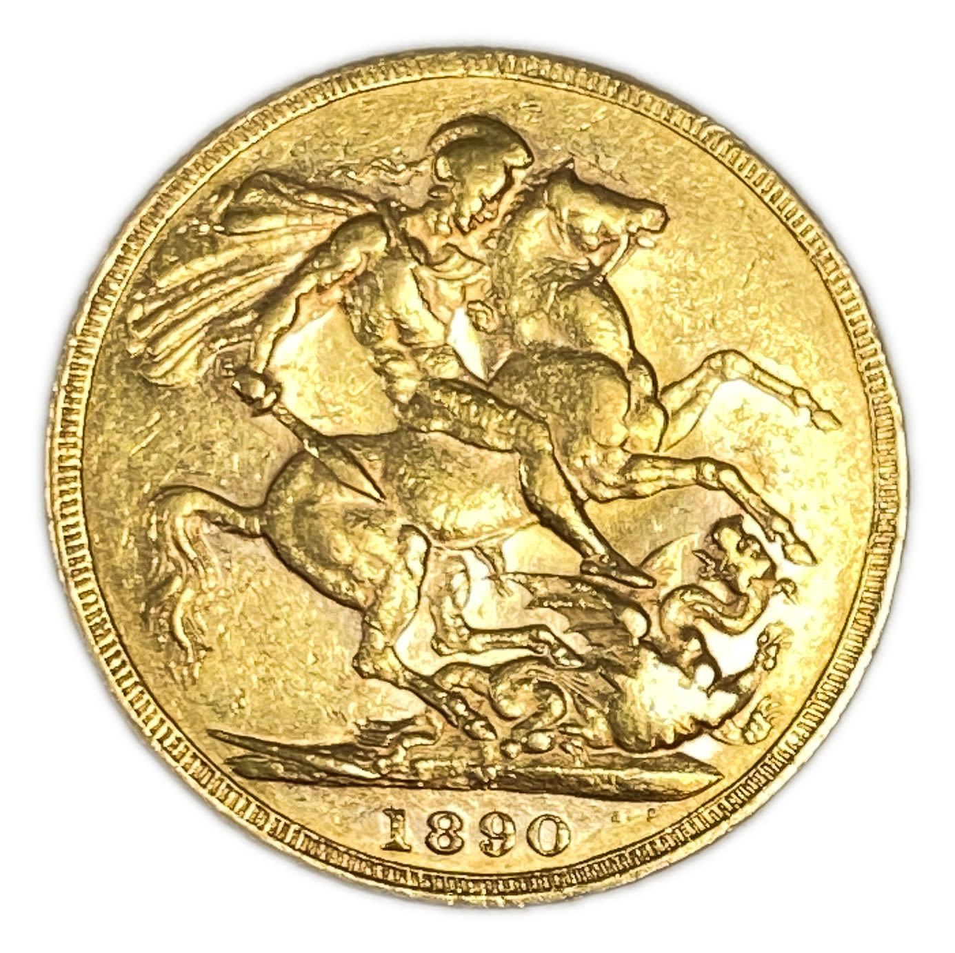 England (Great Britain) Australia M - 1 Sovereign (Sovereign) 1890 - Victoria 2nd portrait - VF condition ...