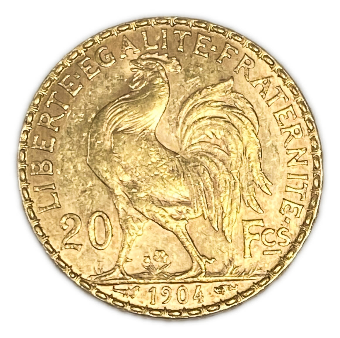France - 20 Francs 1904 - Gold 900, 6.45g, 21mm
Only 10% fees + VAT on this item ...