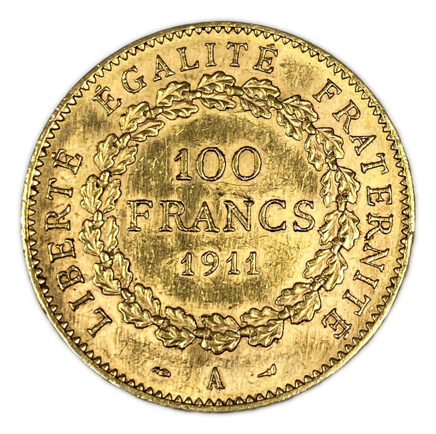 France - 100 francs 1911 - Gold 900, 32.24g, 35mm
Only 10% fees + VAT on this ...