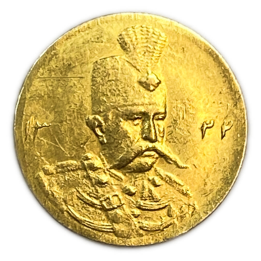 Iran - 1/2 Toman 1904 (1322) - Moẓaffar od-Dīn Qājār - Gold 900, 1.42g
Only 10% fees + VAT on ... - 1 0