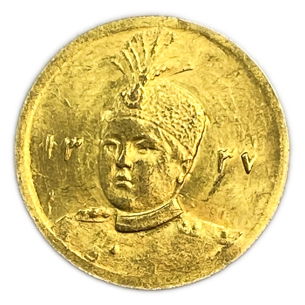 Iran - 1/2 Toman 1919 (1337) - Ahmad Qājār - Gold 900, 1.43g
Only 10% fees + VAT on this ... - 1 0