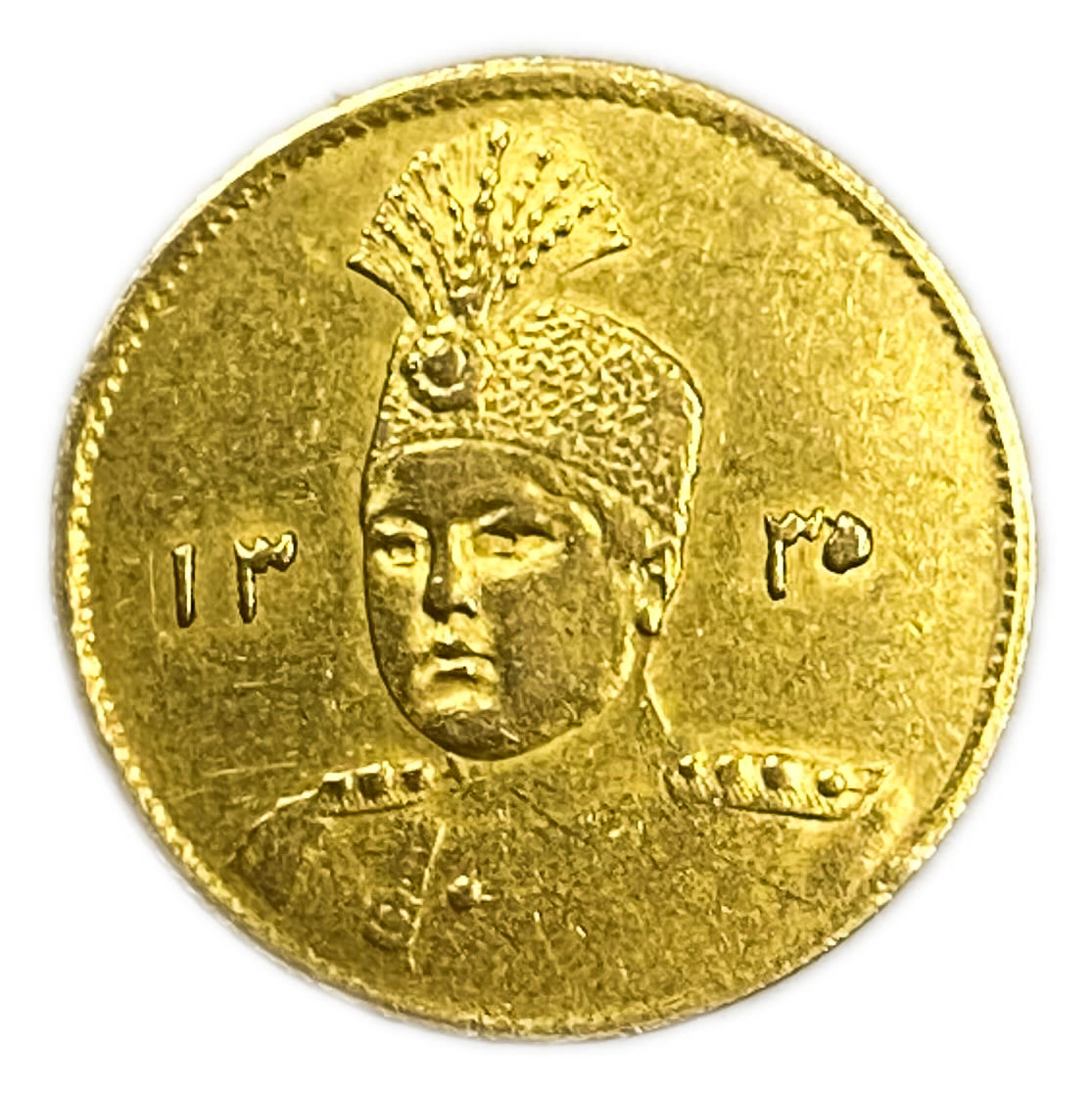 Iran - 1 Toman 1917 (1335) - Ahmad Qājār - Gold 900, 2.87g, 19mm
Only 10% fees + VAT on this ... - 1 0