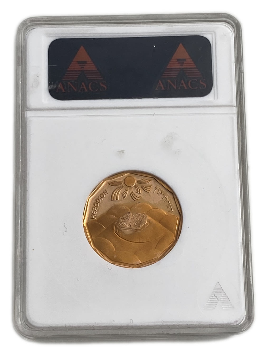 Israel - 5 Shekalim 1983 - Herodion - Gold 999, 8.63g, 22mm
Only 10% fees + VAT on this item ... - 1 2