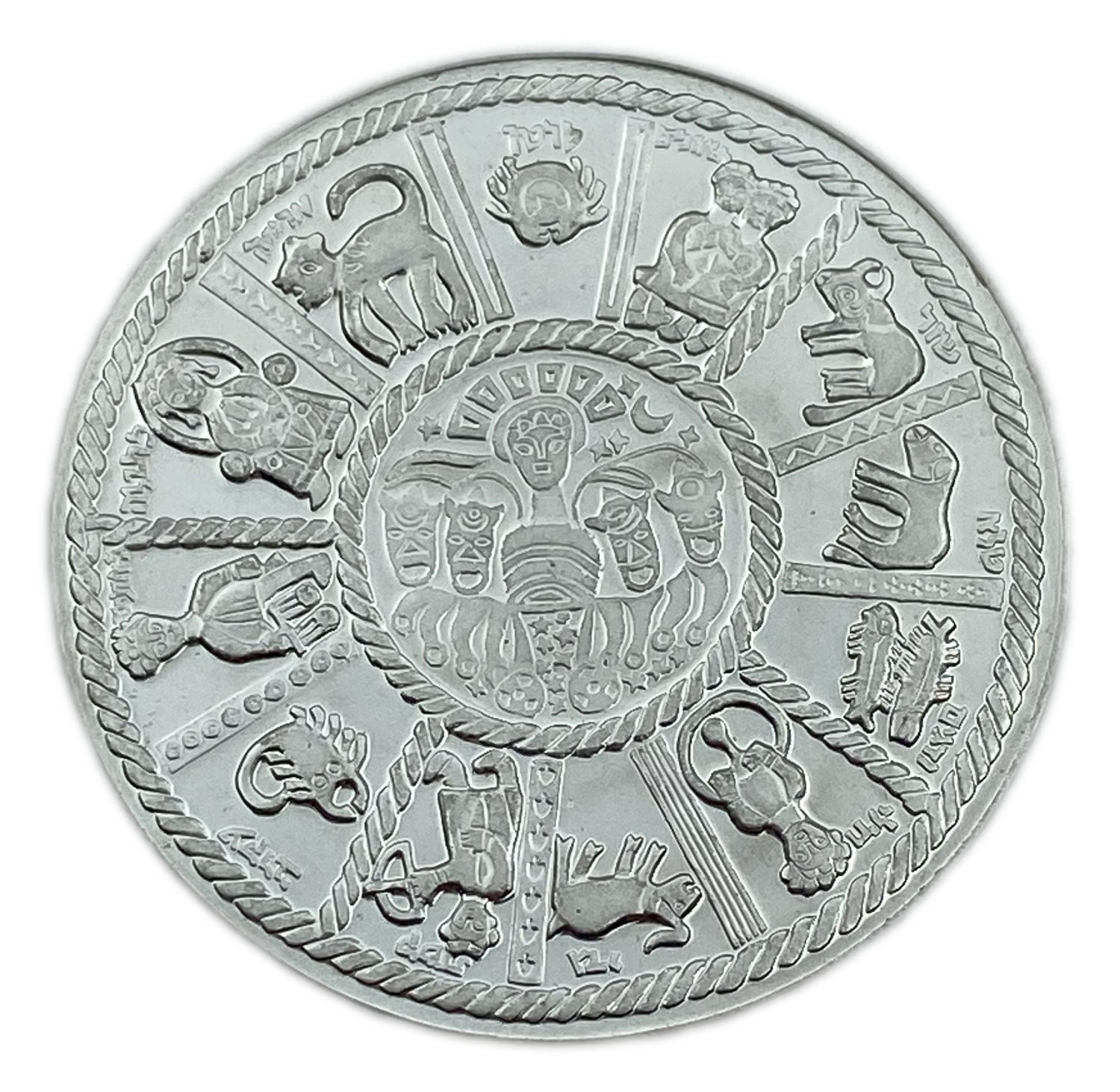 Israel - A Platina medal made in honor of 25 years to the State of Israel - Platina 999, 31.1g, 35mm
... - 1 1
