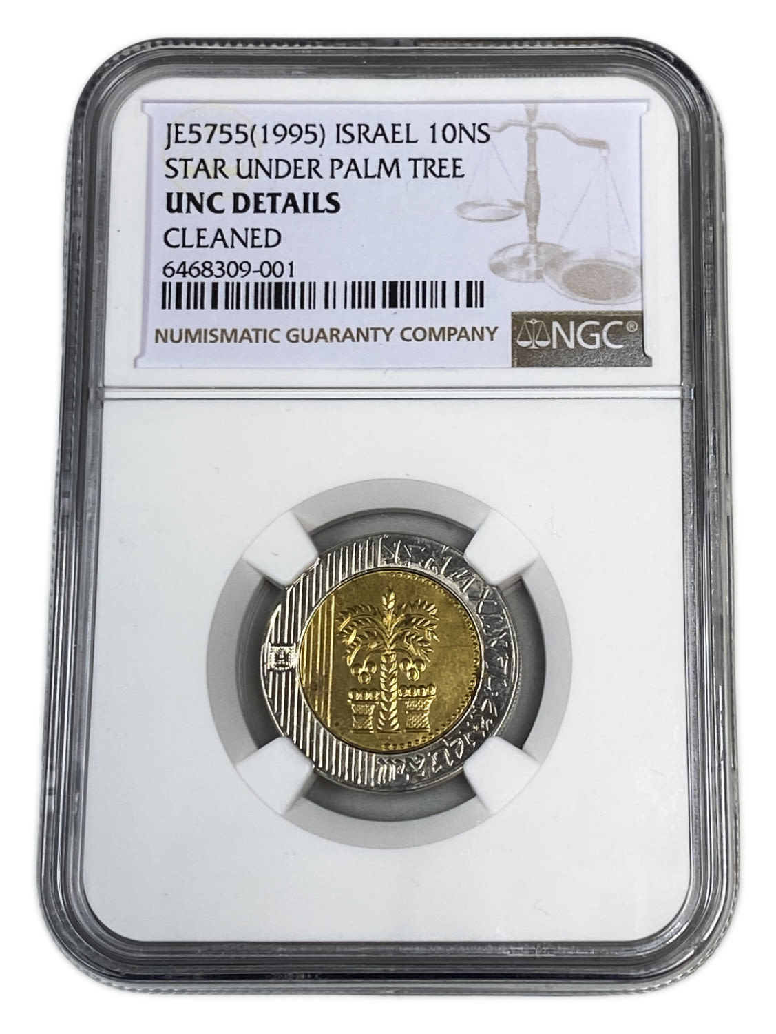 Israel - 10 Sheqels 1995 - With a Star - NGC UNC DETAILS
Several decades ago, about 25 years ago ... - 1 2