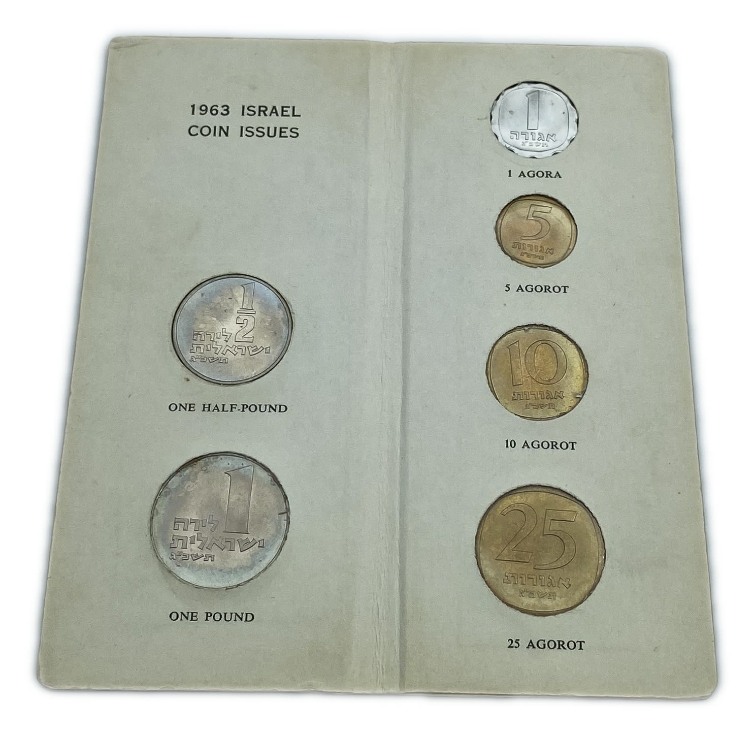 Israel - Set Agora and Lira - The Government of Israel - 1963 - Very rare.
A government set ... - 1 0