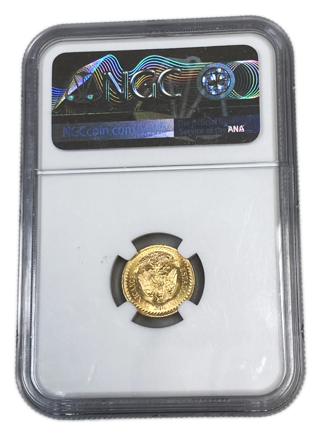 Mexico - 2.5 Pesos 1945 - Restrike - NGC MS 66 - Gold 900, 2.08g, 15.5mm
Only 10% fees + VAT on ... - 1 3