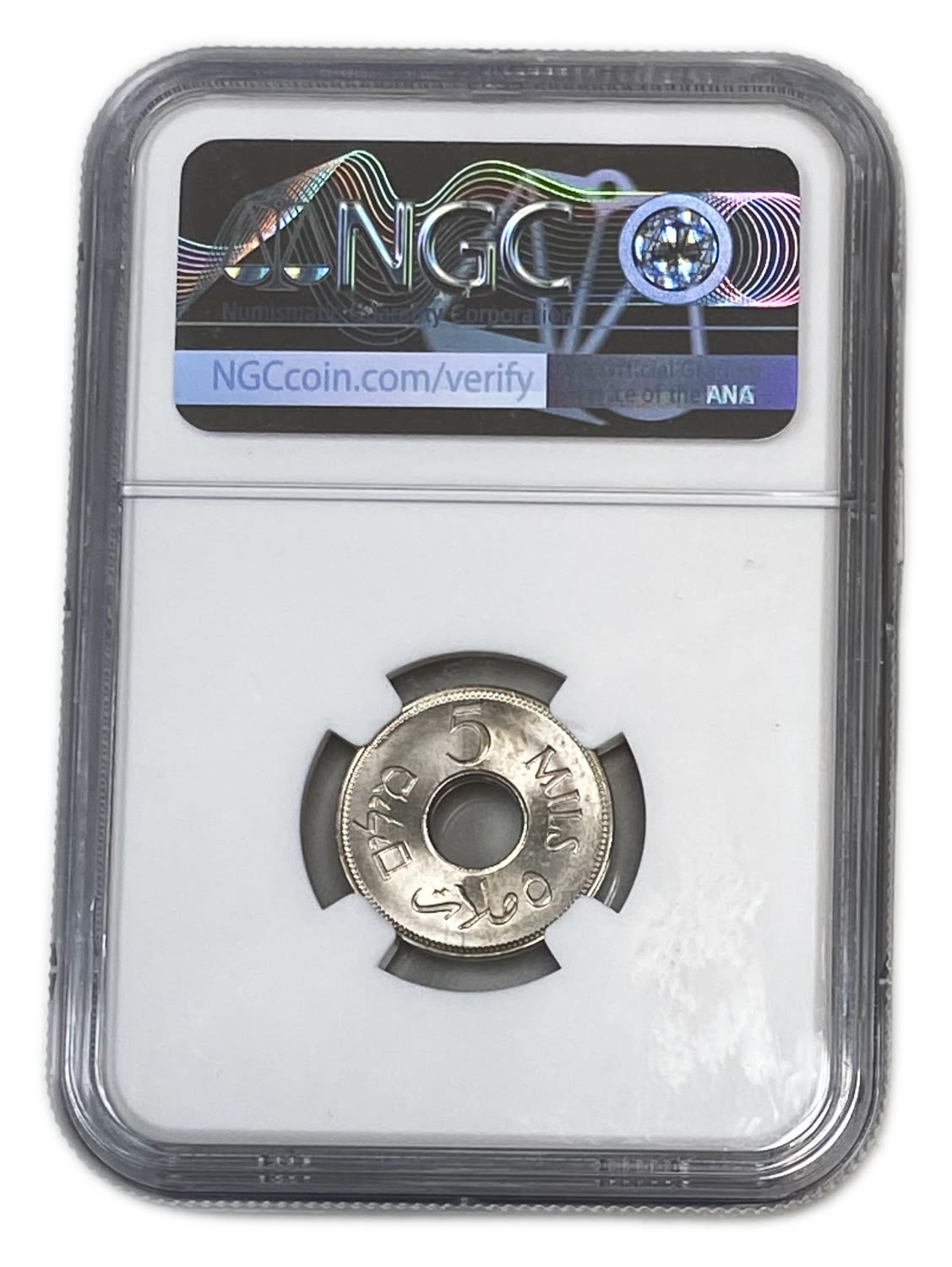 Palestine - 5 Mils 1946 - NGC MS 66
MIL, was the Hebrew name of the coin that was legal in Israel ... - 1 3