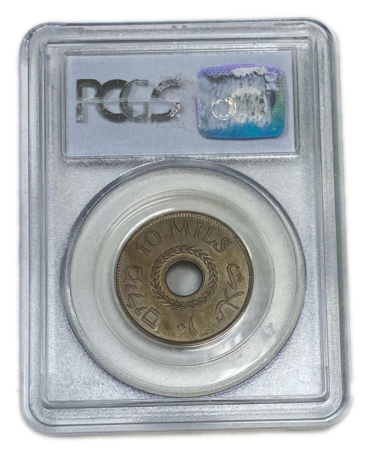 Palestine - 10 Mils 1933 - PCGS MS 64 - UNC - Key Date
MIL, was the Hebrew name of the coin that was ... - 1 3