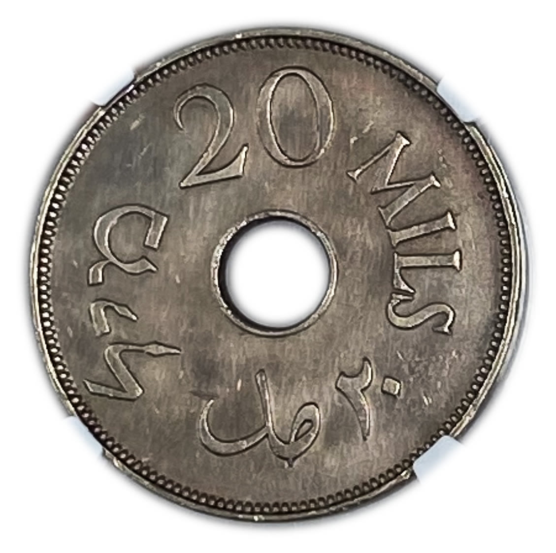 Palestine - 20 Mils 1934 - NGC AU DETAILS
The year with the second lowest mintage of the 59 mandated ... - 1 1