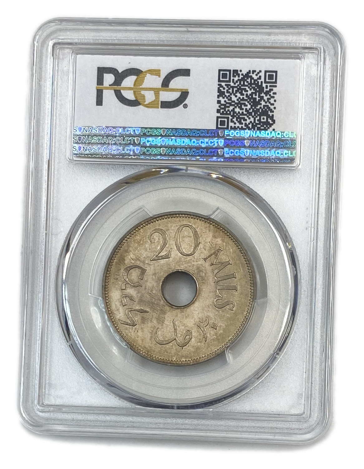 Palestine - 20 Mils 1934 - PCGS MS 63
The year with the second lowest mintage of the 59 mandated ... - 1 3