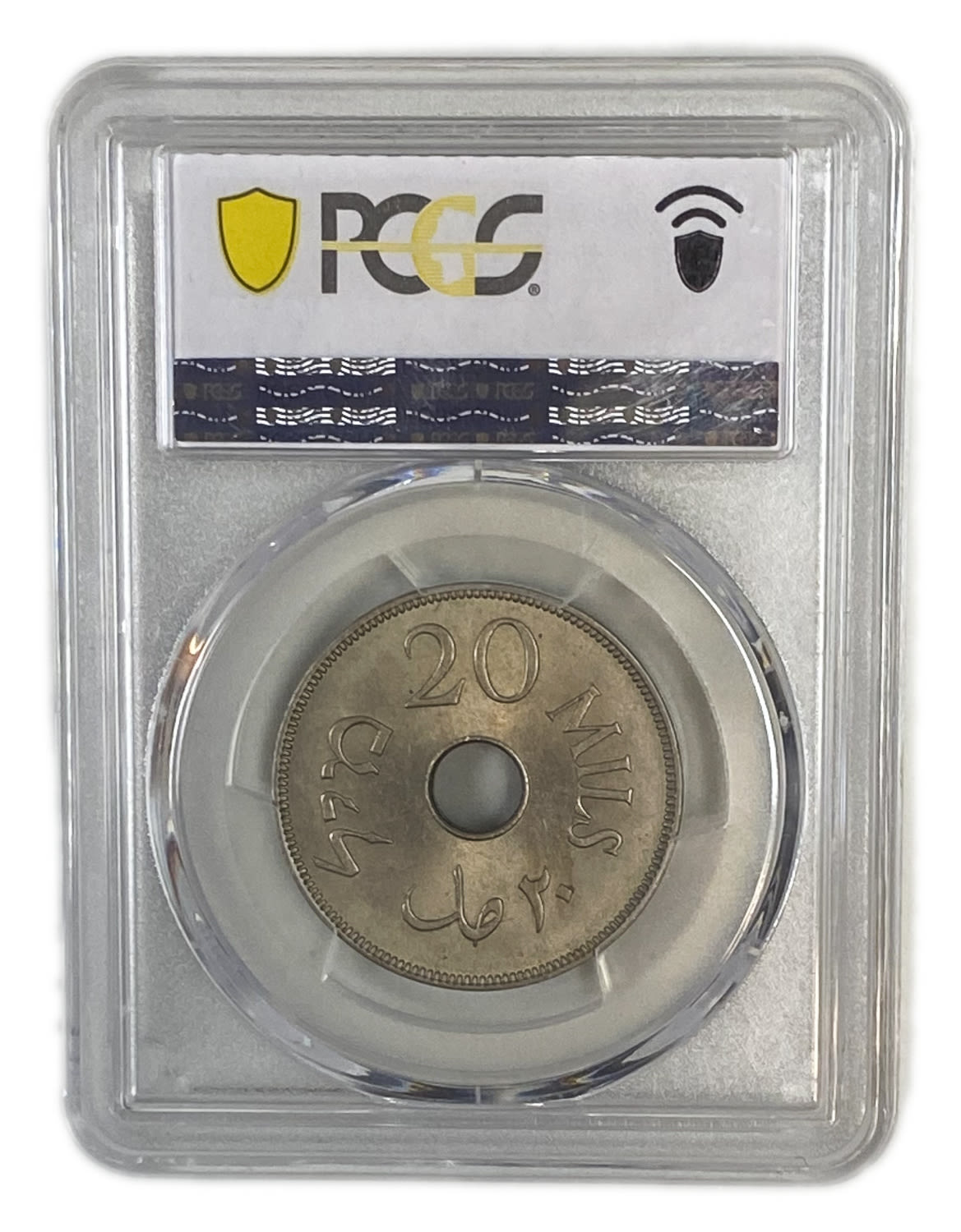 Palestine - 20 Mils 1935 - PCGS MS 64 - Rare in this high level
There are only 5 coins graded above ... - 1 3
