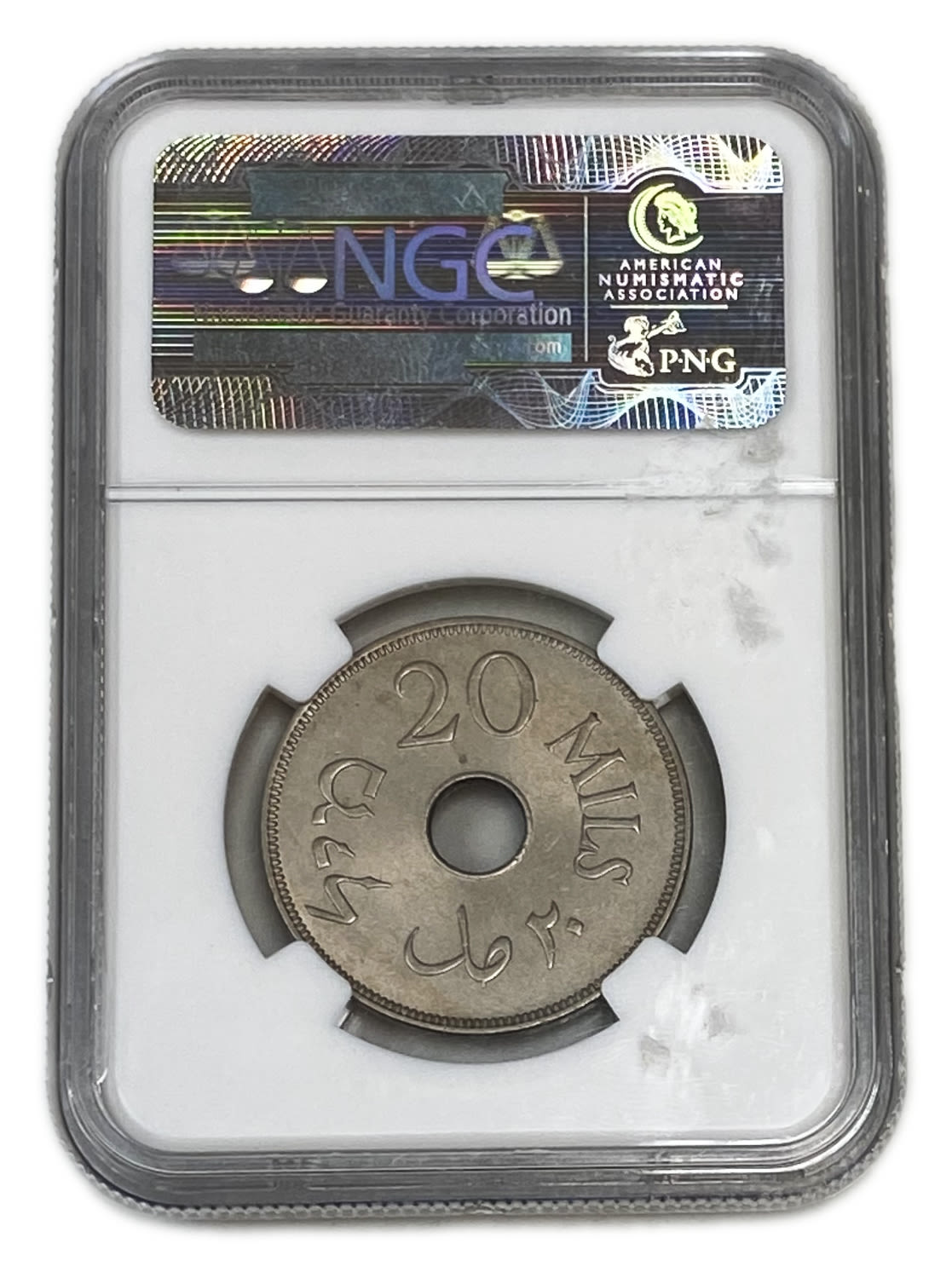 Palestine - 20 Mils 1935 - NGC MS 63 - Rare
MIL, was the Hebrew name of the coin that was legal in ... - 1 3