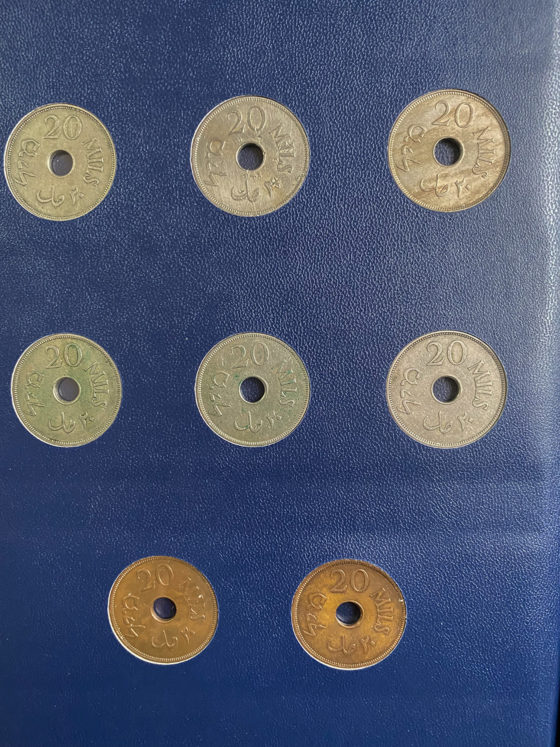 Palestine - Full 59 Coins set of British Mandath
Full set that includes cons in value of 1, 2, 5, 10 ... - 1 4