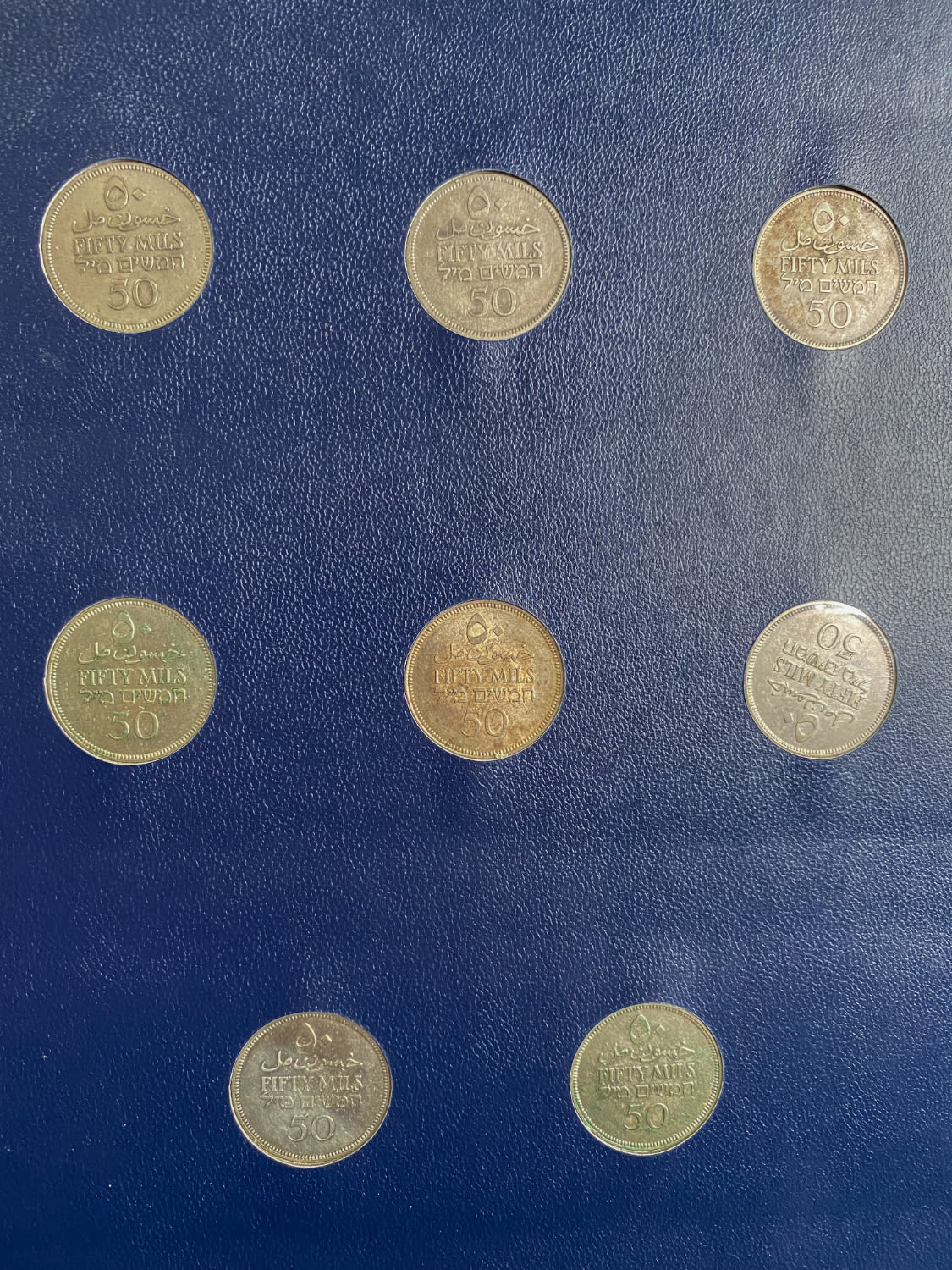 Palestine - Full 59 Coins set of British Mandath
Full set that includes cons in value of 1, 2, 5, 10 ... - 1 6