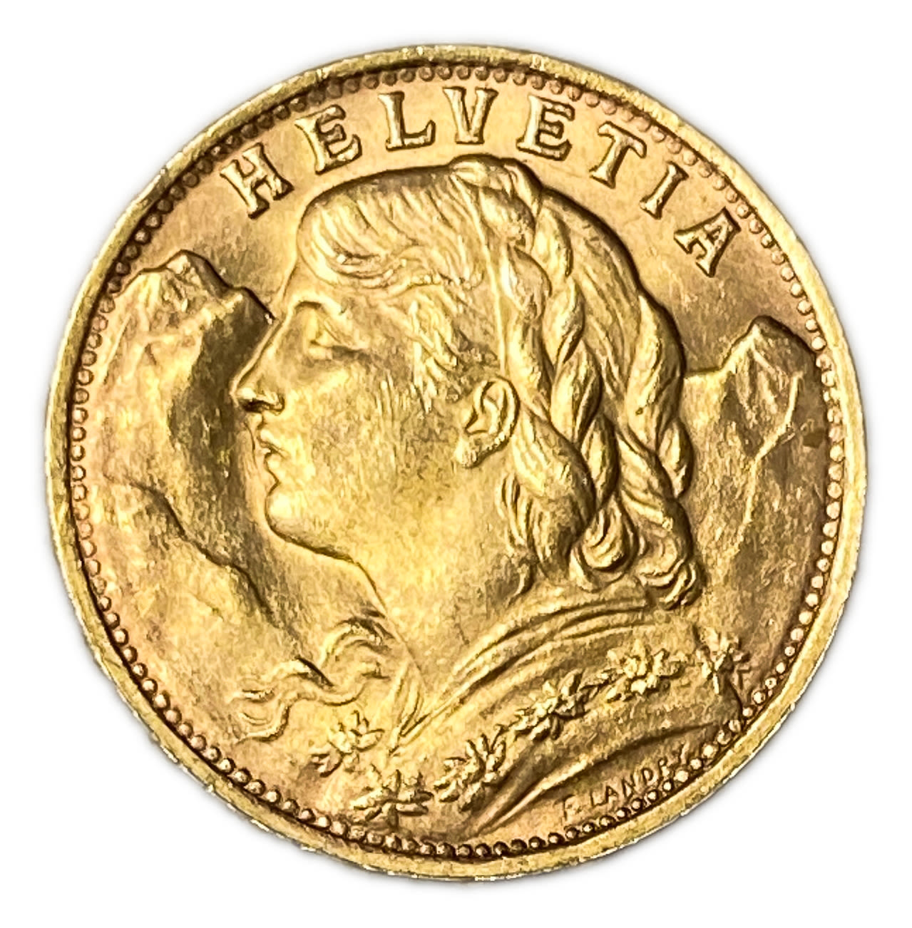 Switzerland - 20 francs 1935 - Swiss Confederation - Gold 900, 6.43 g, 21 mm - UNC
Only 10% fees ... - 1 1
