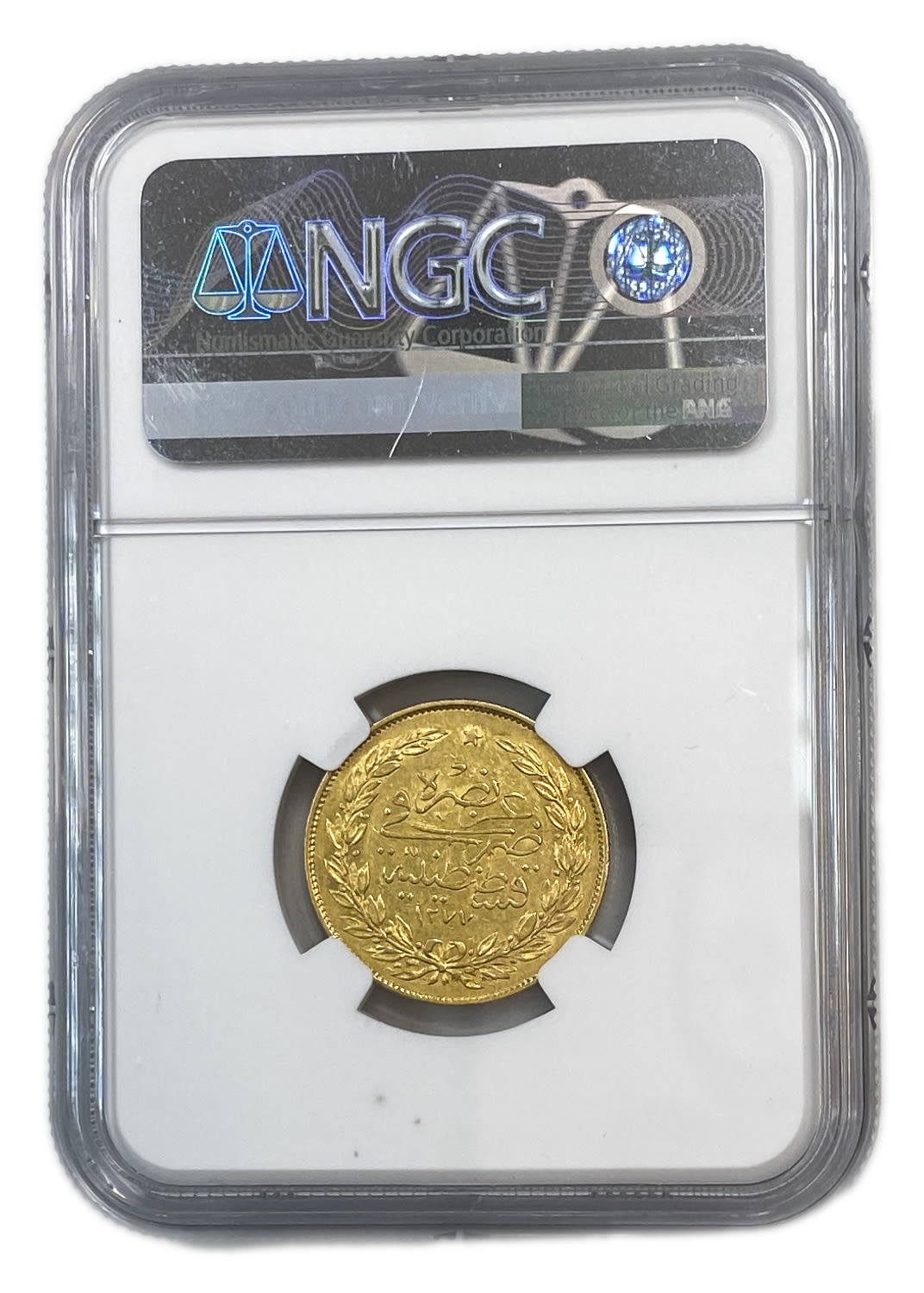 Ottoman Empire - 100 Kurush 1843-1861 (AH 1255), year 11 (1849) - Abdülmecid I - Gold 916, 7.13g - NGC AU ... - 1 3