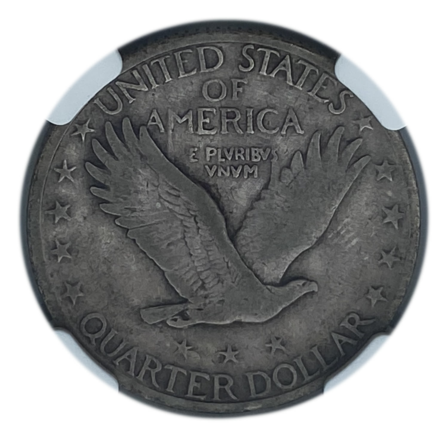 USA - 25 cents 1927 S - NGC F 12 - "Standing Liberty Quarter"
Obverse: Standing Liberty, looking ... - 1 1