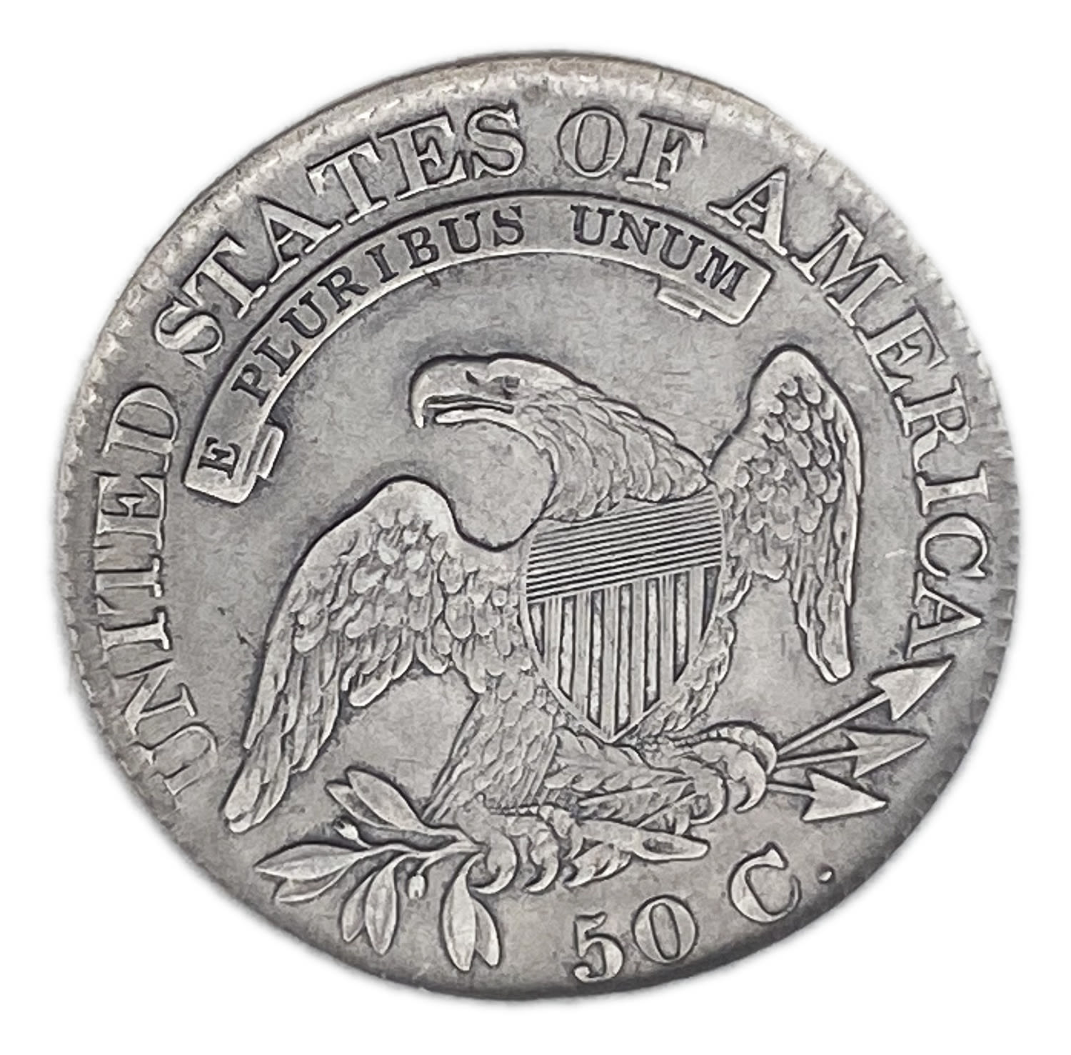 USA - 50 Cent 1826 - "Capped Bust Half Dollar" - AU
Obverse: The bust of Liberty, facing left ... - 1 1