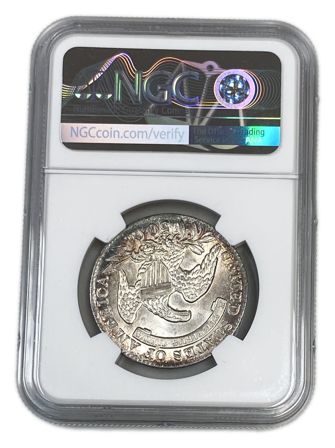 USA - 50 Cent 1833 - "Capped Bust Half Dollar" - NGC AU 58
Obverse: The bust of Liberty, facing left ... - 1 3