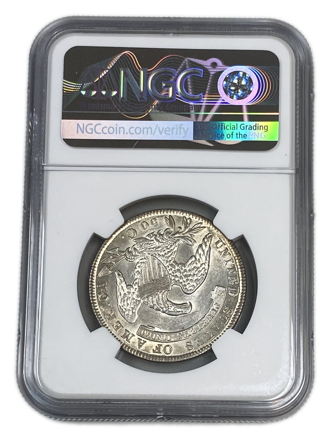 USA - 50 Cent 1834 - "Capped Bust Half Dollar" - NGC AU 58
Obverse: The bust of Liberty, facing left ... - 1 3