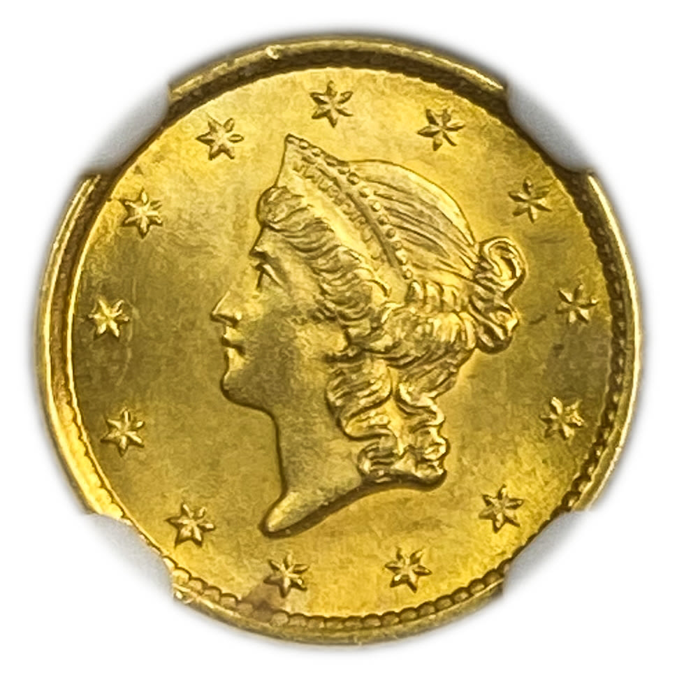 USA - 1 Dollar 1854 - "Liberty Head" Type 1 - NGC MS 63
Only 10% fees + VAT on this ... - 1 0