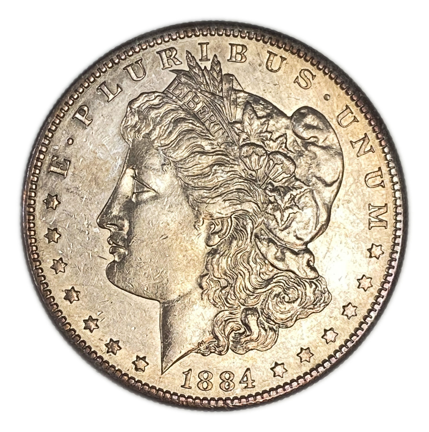 USA - Morgan Dollar 1884-S - AU
The Morgan dollar was a United States dollar coin minted from 1878 to ... - 1 0